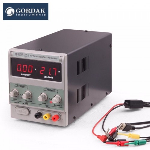Sursa tensiune de laborator Gordak PS-3005D 0-30V/5A